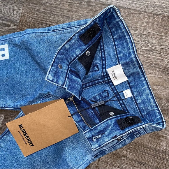 NWT Burberry Toddler Uni-Sex Japanese Denim Jeans - Picture 6 of 11